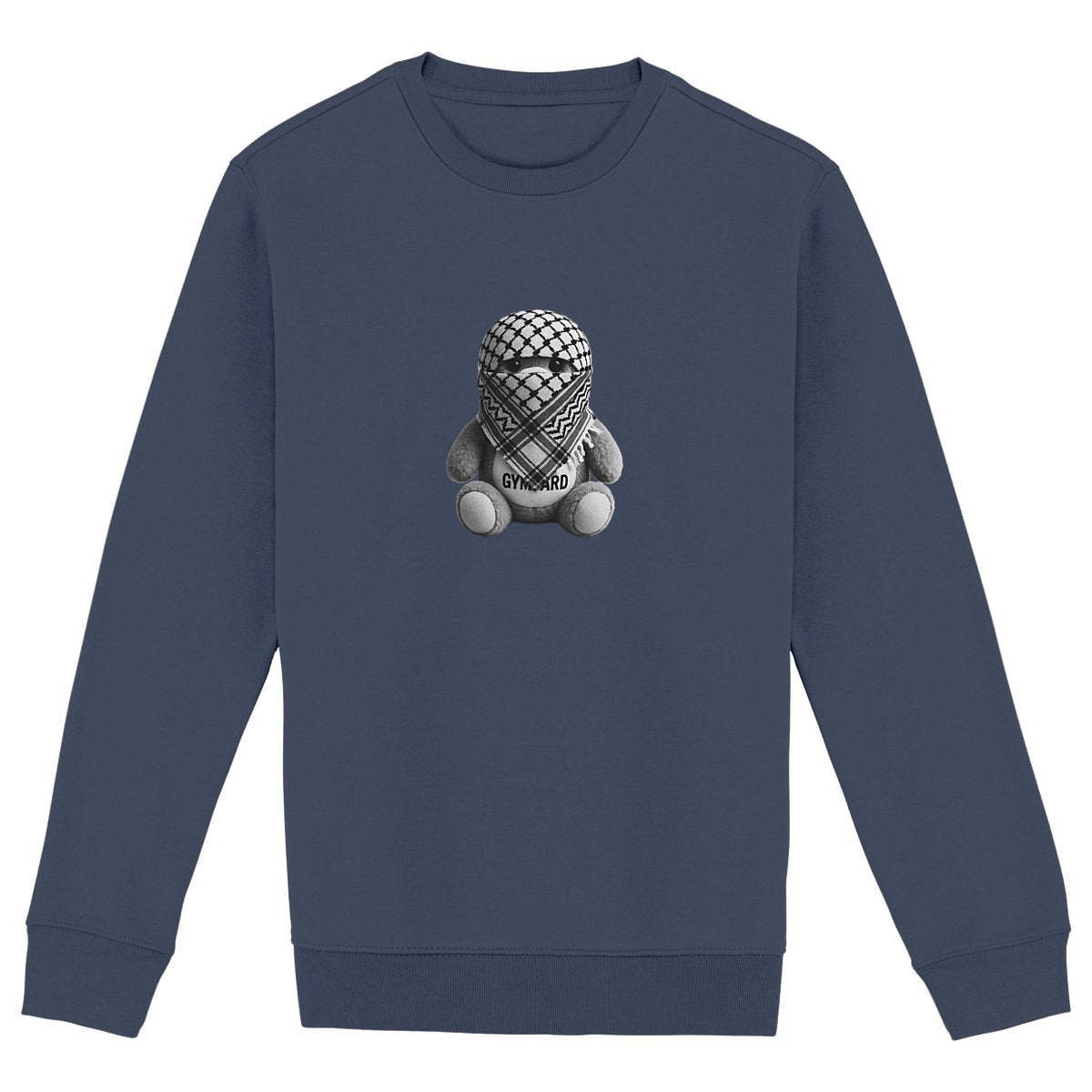 Sudadera unisex de alto gramaje; OSITO - frente_marino
