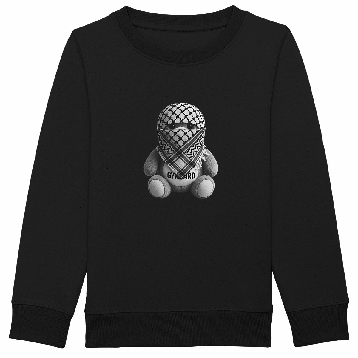 Sudadera para niños: oso frontal - frente_negro
