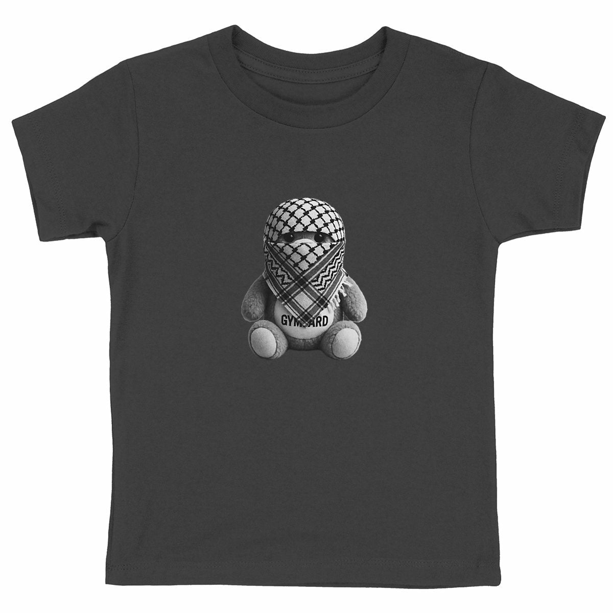 heavyweight T-Shirt Kind; Teddy - frente_negro