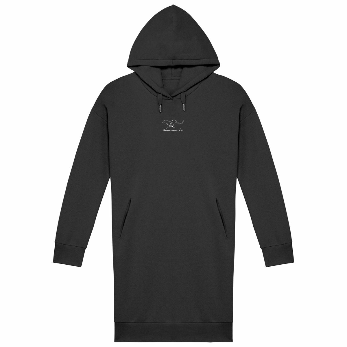 Strength Long Hoodie; GP CW - frente_negro