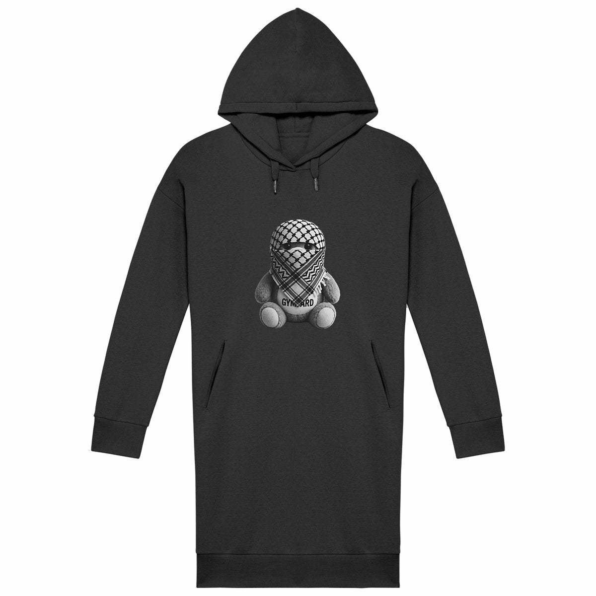 Strength Long Hoodie Women; Teddy - frente_negro