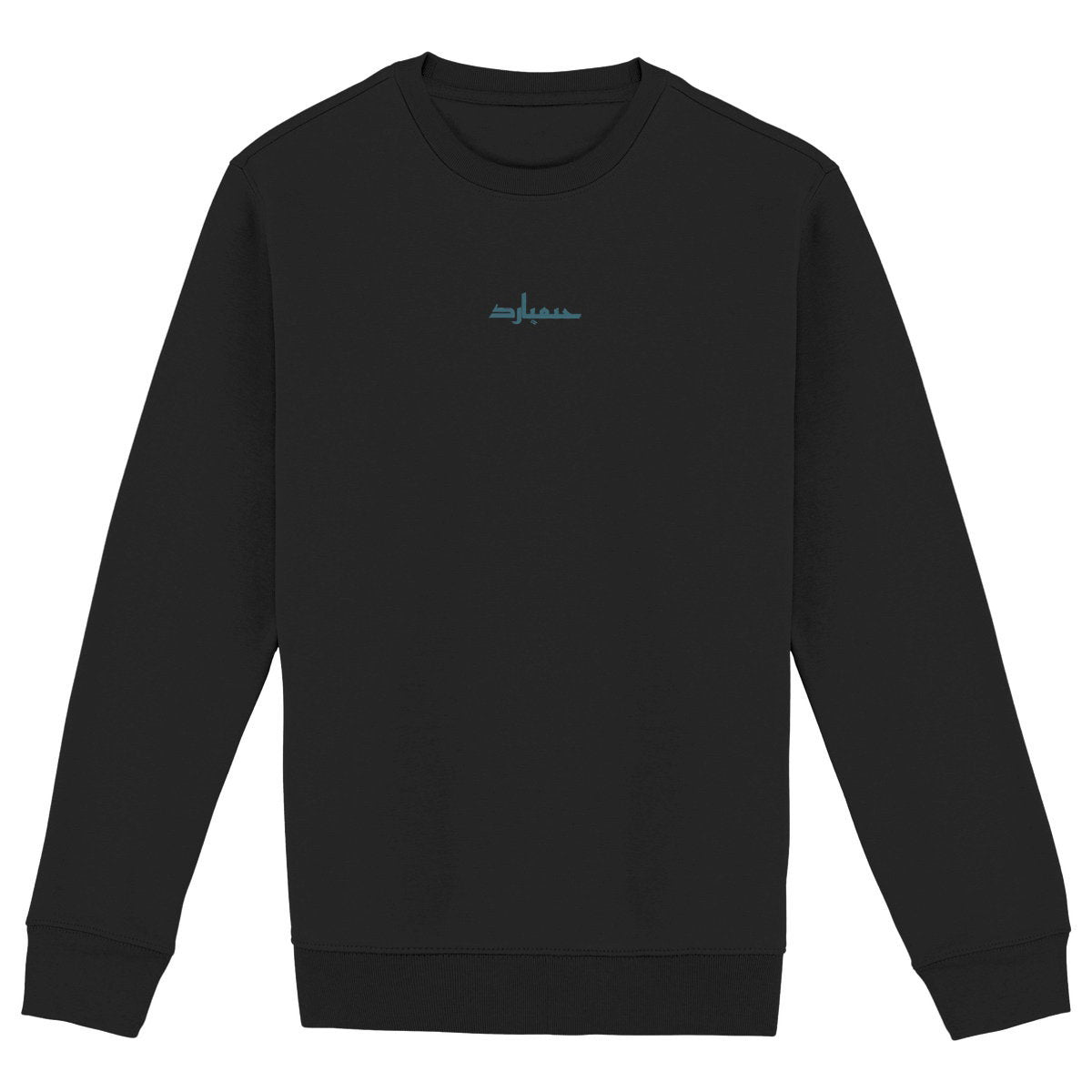 heavyweight sweatshirt; Arabic CG STAMP - frente_negro