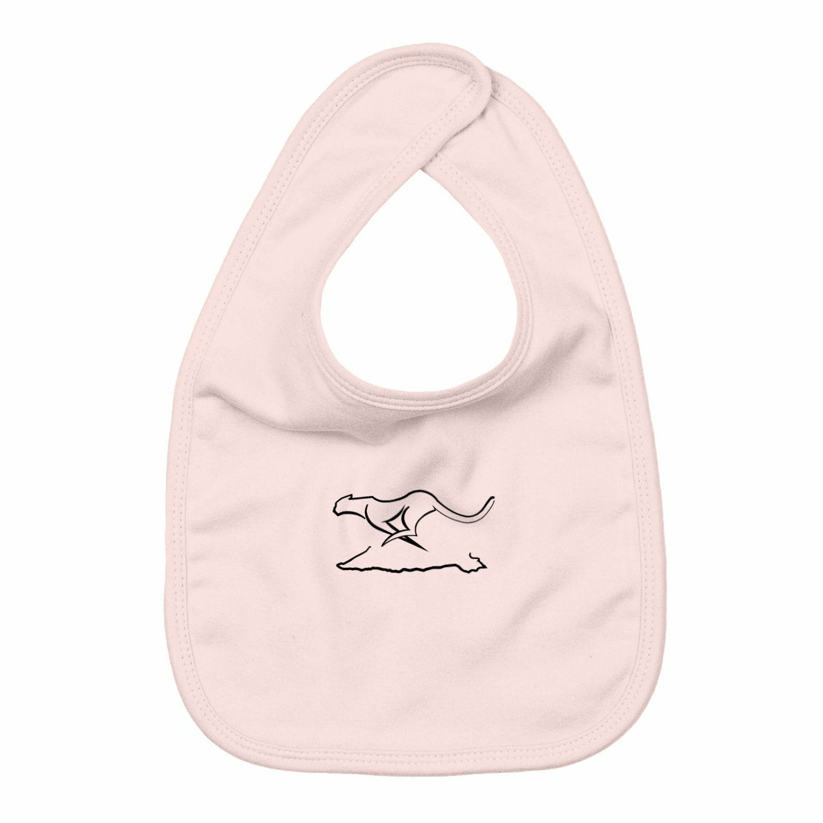 Babero: bebé; logo - frente_rosa