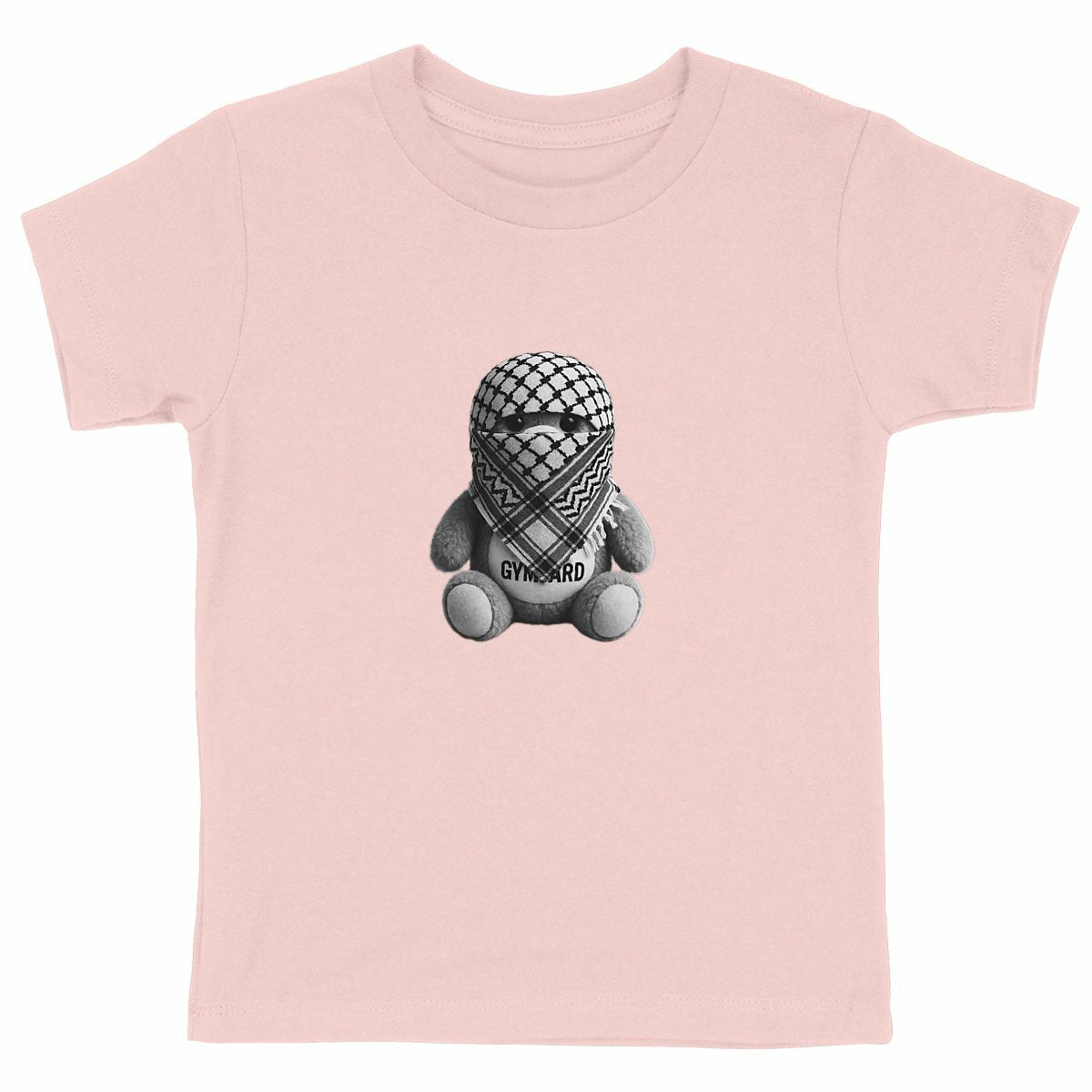 heavyweight T-Shirt Kind; Teddy - frente_rosa