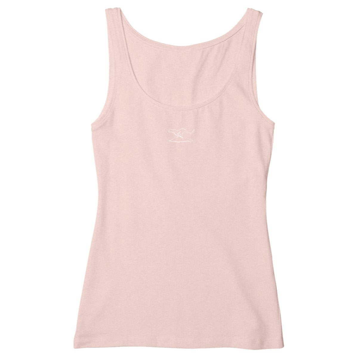 Damen-Tank-Top mit schmaler Passform; camiseta mujer - frente_rosajaspeado
